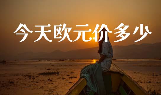 今天欧元价多少_https://m.lcjysmgs.com_股票交易_第1张
