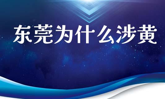 东莞为什么涉黄_https://m.lcjysmgs.com_股票交易_第1张