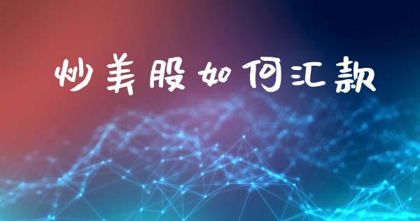 炒美股如何汇款_https://m.lcjysmgs.com_金融服务_第1张