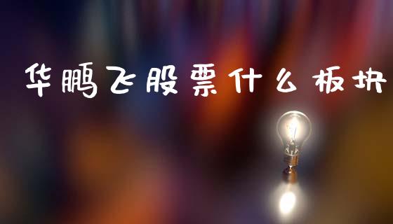 华鹏飞股票什么板块_https://m.lcjysmgs.com_股权投资_第1张