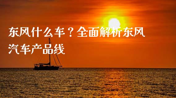 东风什么车？全面解析东风汽车产品线_https://m.lcjysmgs.com_股权投资_第1张