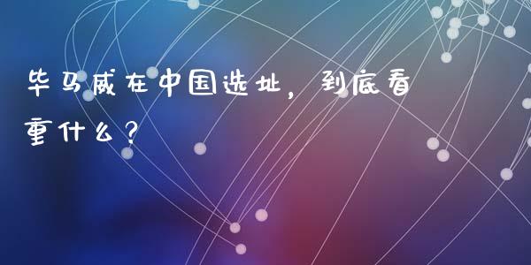 毕马威在中国选址，到底看重什么？_https://m.lcjysmgs.com_股票交易_第1张