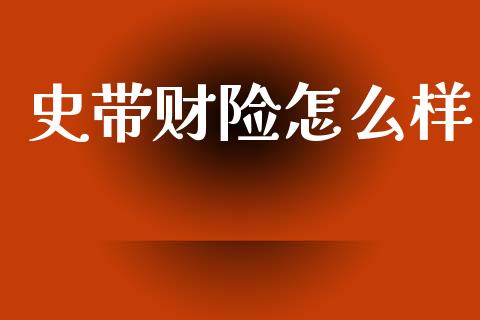 史带财险怎么样_https://m.lcjysmgs.com_基金管理_第1张