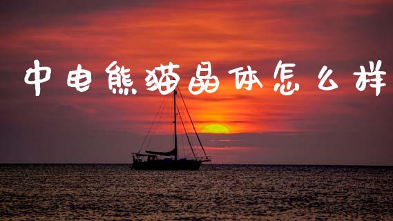 中电熊猫晶体怎么样_https://m.lcjysmgs.com_股票交易_第1张