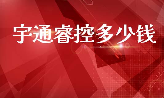 宇通睿控多少钱_https://m.lcjysmgs.com_股票交易_第1张
