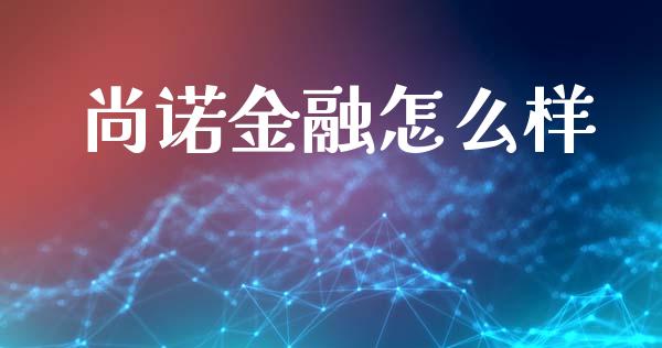 尚诺金融怎么样_https://m.lcjysmgs.com_股票交易_第1张