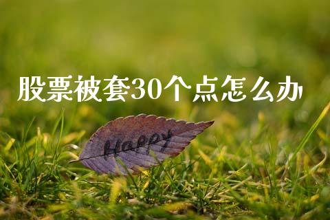 股票被套30个点怎么办_https://m.lcjysmgs.com_股权投资_第1张