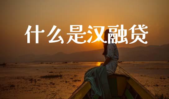 什么是汉融贷_https://m.lcjysmgs.com_股权投资_第1张
