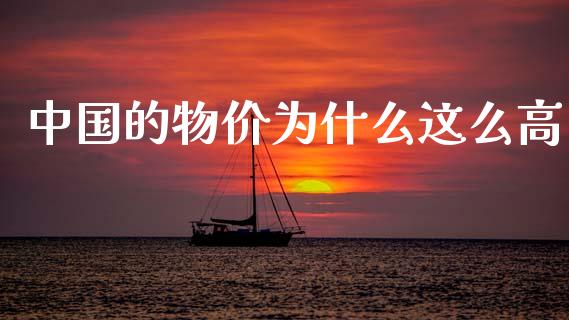 中国的物价为什么这么高_https://m.lcjysmgs.com_股权投资_第1张