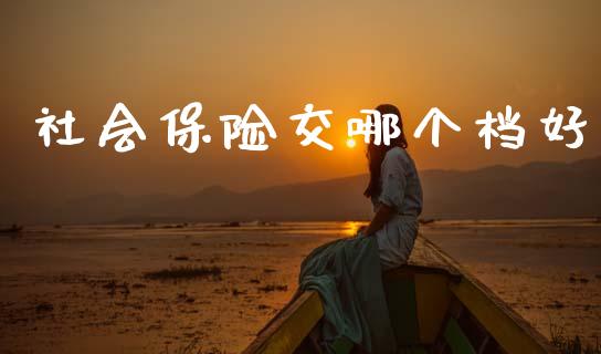 社会保险交哪个档好_https://m.lcjysmgs.com_股票交易_第1张