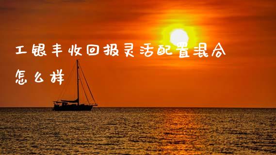 工银丰收回报灵活配置混合怎么样_https://m.lcjysmgs.com_股权投资_第1张