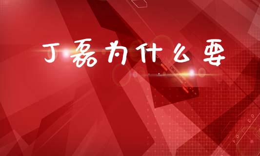 丁磊为什么要_https://m.lcjysmgs.com_股票交易_第1张
