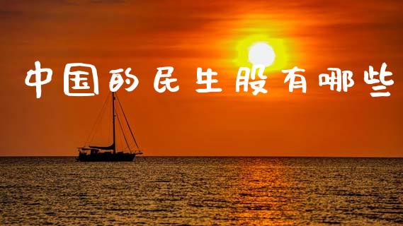中国的民生股有哪些_https://m.lcjysmgs.com_金融服务_第1张