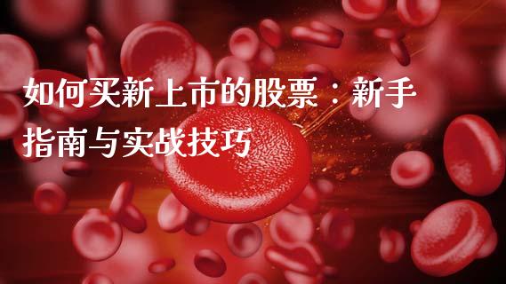 如何买新上市的股票：新手指南与实战技巧_https://m.lcjysmgs.com_基金管理_第1张