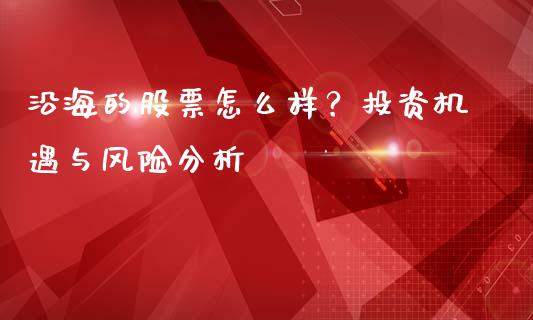 沿海的股票怎么样？投资机遇与风险分析_https://m.lcjysmgs.com_股票交易_第1张