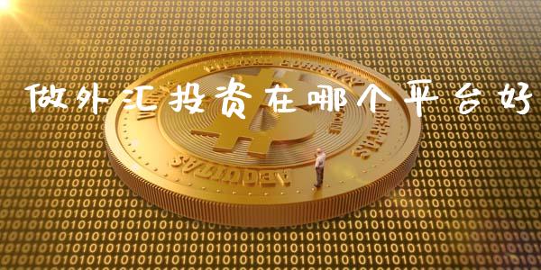 做外汇投资在哪个平台好_https://m.lcjysmgs.com_股票交易_第1张