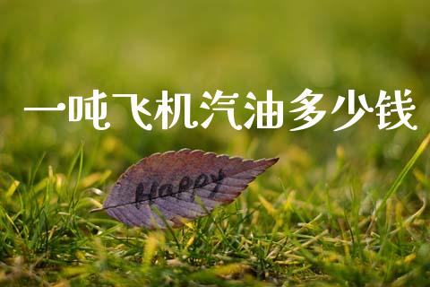 一吨飞机汽油多少钱_https://m.lcjysmgs.com_基金管理_第1张