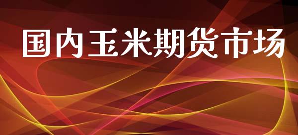 国内玉米期货市场_https://m.lcjysmgs.com_金融服务_第1张