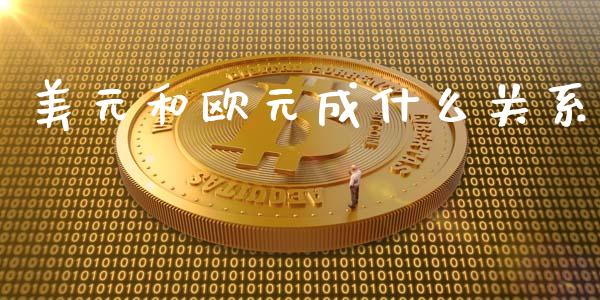 美元和欧元成什么关系_https://m.lcjysmgs.com_股票交易_第1张
