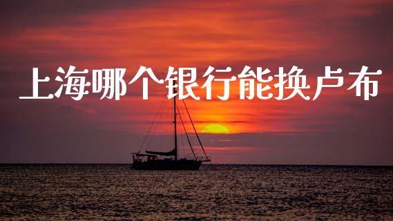 上海哪个银行能换卢布_https://m.lcjysmgs.com_股票交易_第1张
