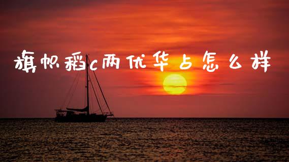 旗帜稻c两优华占怎么样_https://m.lcjysmgs.com_股权投资_第1张
