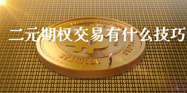 二元期权交易有什么技巧_https://m.lcjysmgs.com_股权投资_第1张