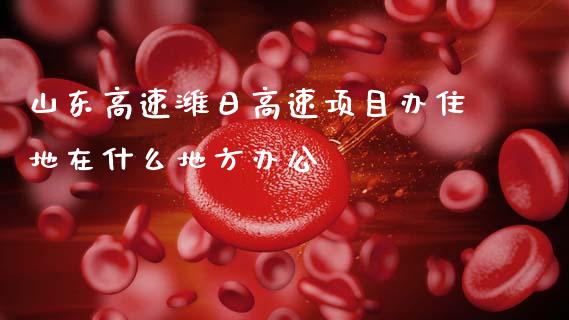 山东高速潍日高速项目办住地在什么地方办公_https://m.lcjysmgs.com_金融服务_第1张
