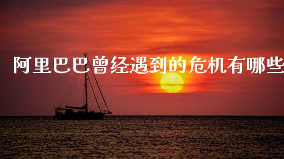 阿里巴巴曾经遇到的危机有哪些_https://m.lcjysmgs.com_基金管理_第1张