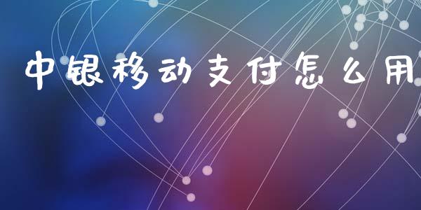 中银移动支付怎么用_https://m.lcjysmgs.com_金融服务_第1张