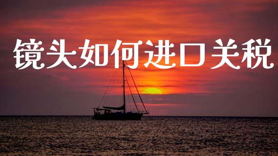 镜头如何进口关税_https://m.lcjysmgs.com_金融服务_第1张
