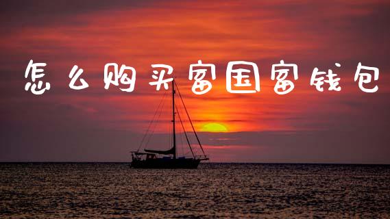怎么购买富国富钱包_https://m.lcjysmgs.com_金融服务_第1张