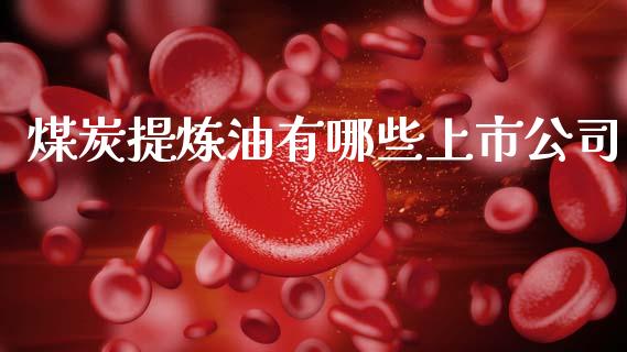 煤炭提炼油有哪些上市公司_https://m.lcjysmgs.com_股票交易_第1张