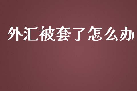 外汇被套了怎么办_https://m.lcjysmgs.com_股票交易_第1张