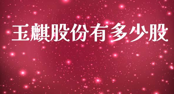 玉麒股份有多少股_https://m.lcjysmgs.com_金融服务_第1张