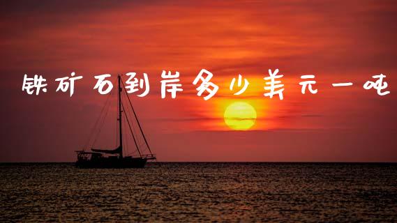 铁矿石到岸多少美元一吨_https://m.lcjysmgs.com_基金管理_第1张