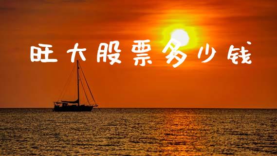 旺大股票多少钱_https://m.lcjysmgs.com_金融服务_第1张