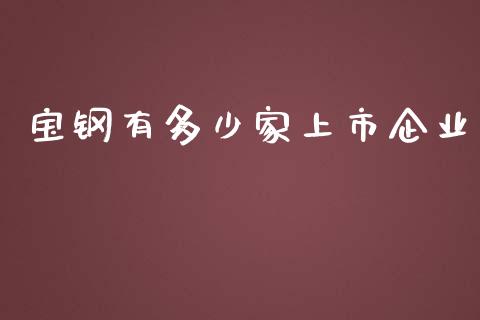 宝钢有多少家上市企业_股票交易_第1张_股权投资_基金管理_股票交易_金融服务 宝钢有多少家上市企业_https://m.lcjysmgs.com_股票交易_第1张