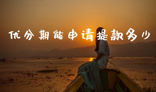 优分期能申请提款多少_https://m.lcjysmgs.com_金融服务_第1张