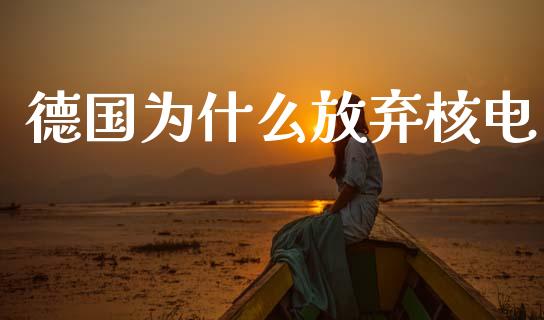 德国为什么放弃核电_https://m.lcjysmgs.com_金融服务_第1张