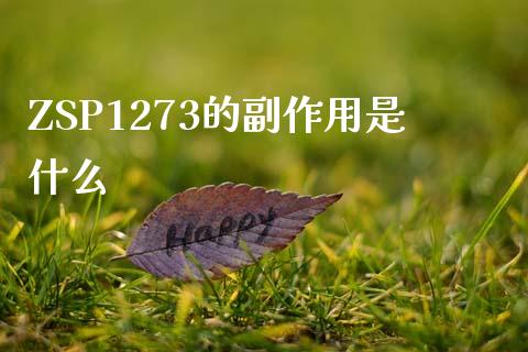 ZSP1273的副作用是什么_https://m.lcjysmgs.com_股权投资_第1张
