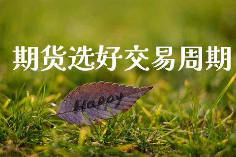 期货选好交易周期_https://m.lcjysmgs.com_基金管理_第1张
