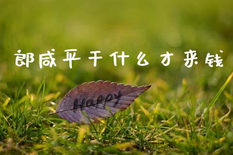 郎咸平干什么才来钱_https://m.lcjysmgs.com_股权投资_第1张