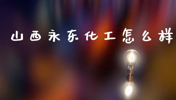 山西永东化工怎么样_https://m.lcjysmgs.com_股票交易_第1张