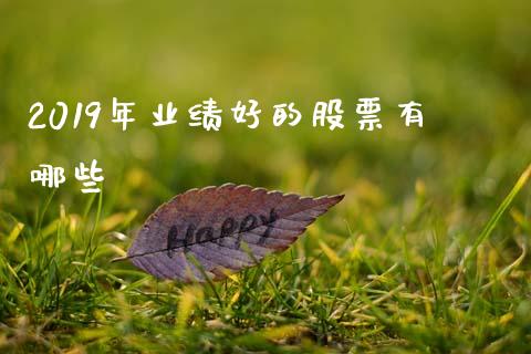 2019年业绩好的股票有哪些_https://m.lcjysmgs.com_金融服务_第1张