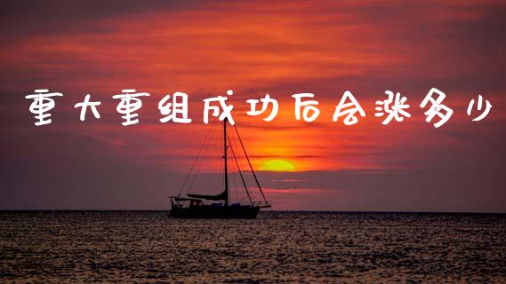重大重组成功后会涨多少_https://m.lcjysmgs.com_股票交易_第1张