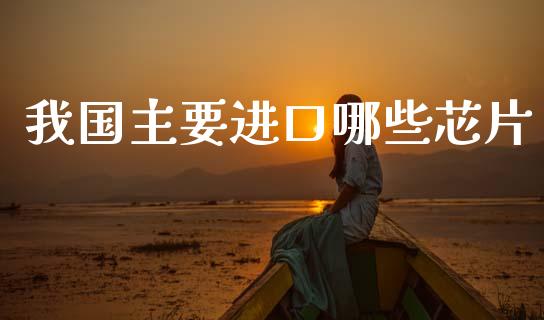 我国主要进口哪些芯片_https://m.lcjysmgs.com_基金管理_第1张