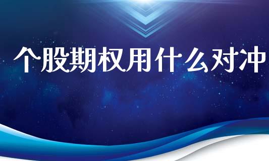 个股期权用什么对冲_https://m.lcjysmgs.com_基金管理_第1张