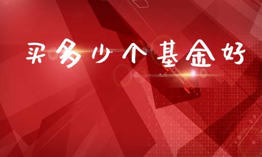 买多少个基金好_https://m.lcjysmgs.com_基金管理_第1张