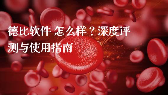德比软件 怎么样？深度评测与使用指南_https://m.lcjysmgs.com_股权投资_第1张