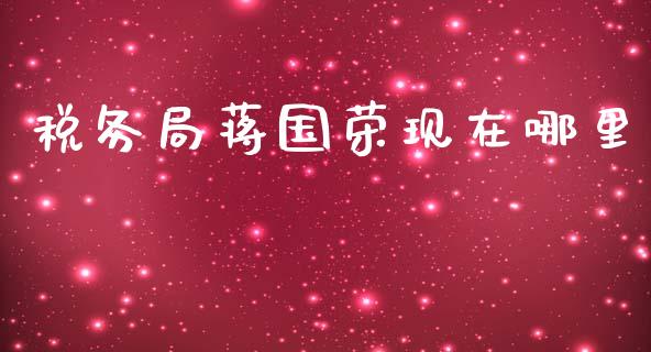 税务局蒋国荣现在哪里_https://m.lcjysmgs.com_股票交易_第1张